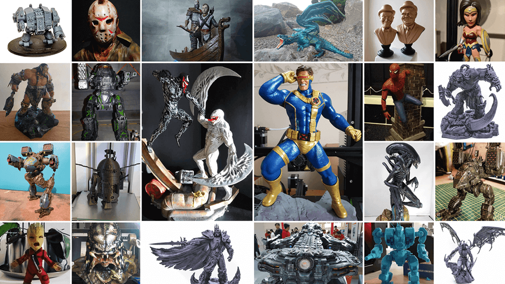 October 3D Printed Figurines Pick of the Month