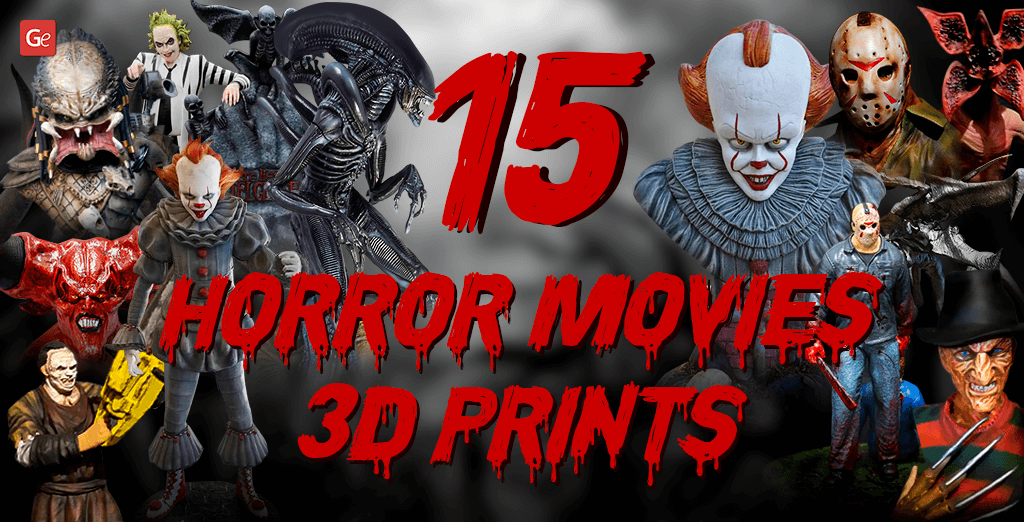 15 Best 3D Printed Horrors Ideas: Impressive Scary Movie Figure Collection