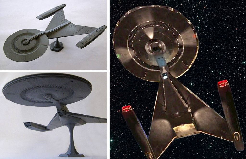 Star Trek Discovery ship 3D model
