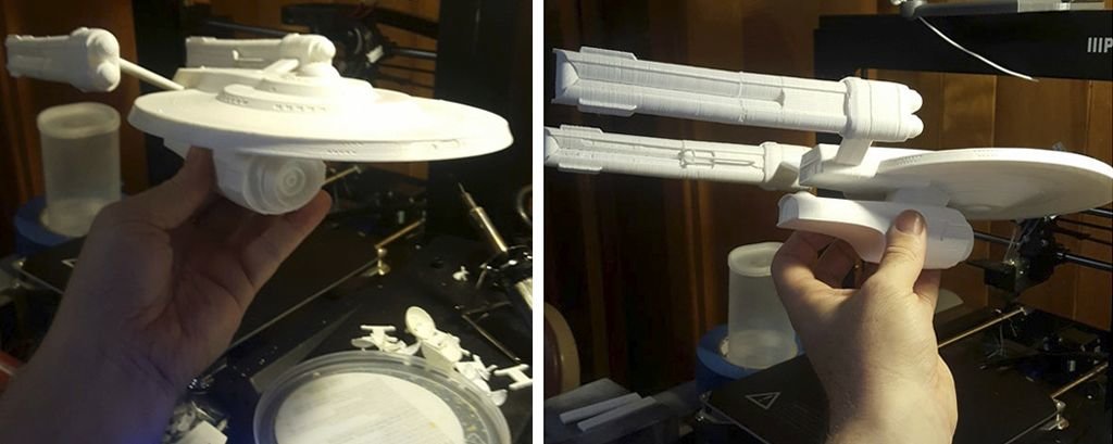 Dreadnought ship Star Trek 3D print