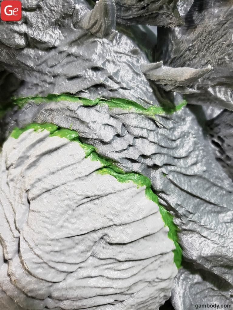 How to blend gaps in 3D prints with greenstuff or kneadatite