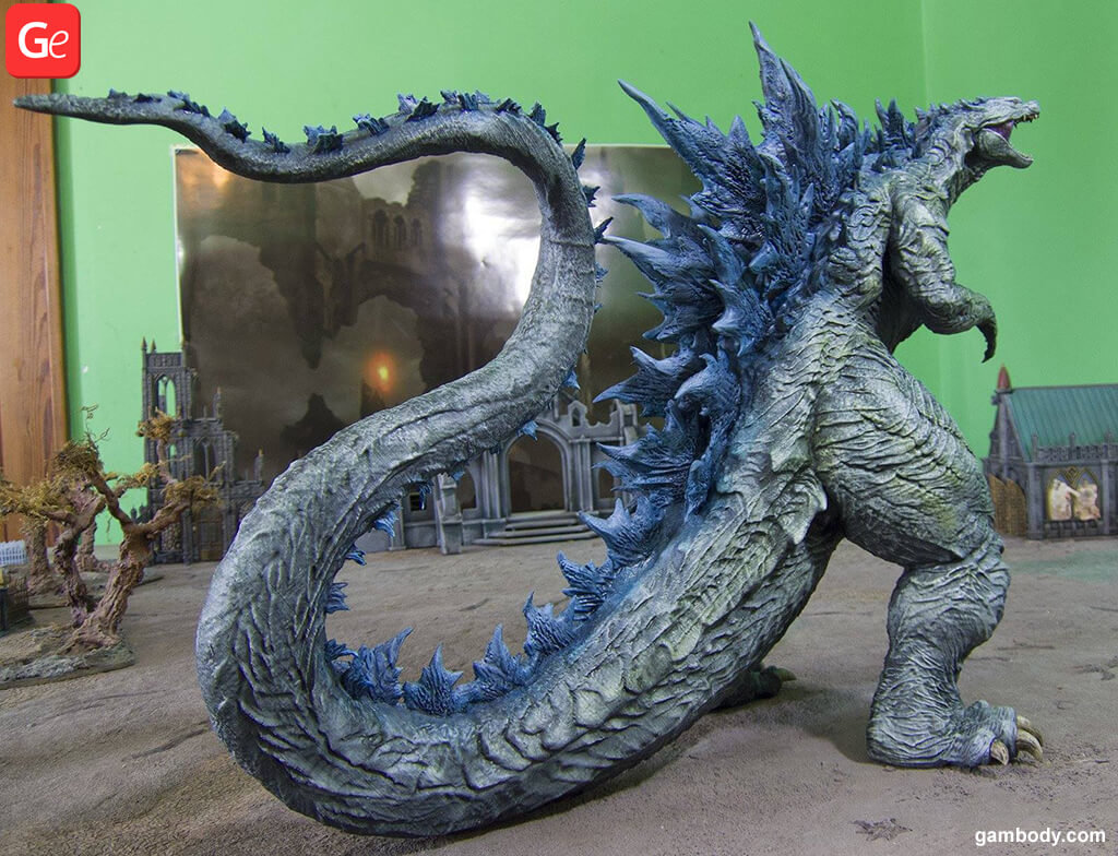 Hybrid Godzilla figure