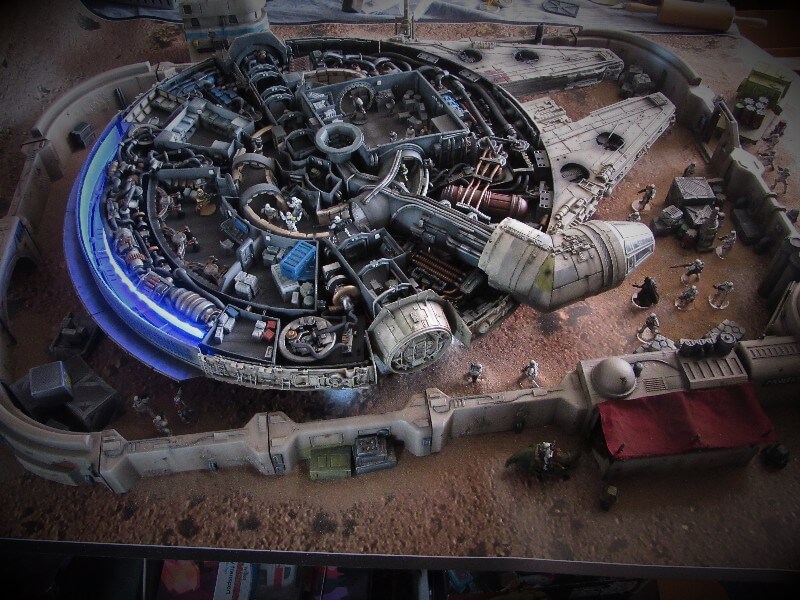 Millennium Falcon Build With Custom 3d Printed Parts For