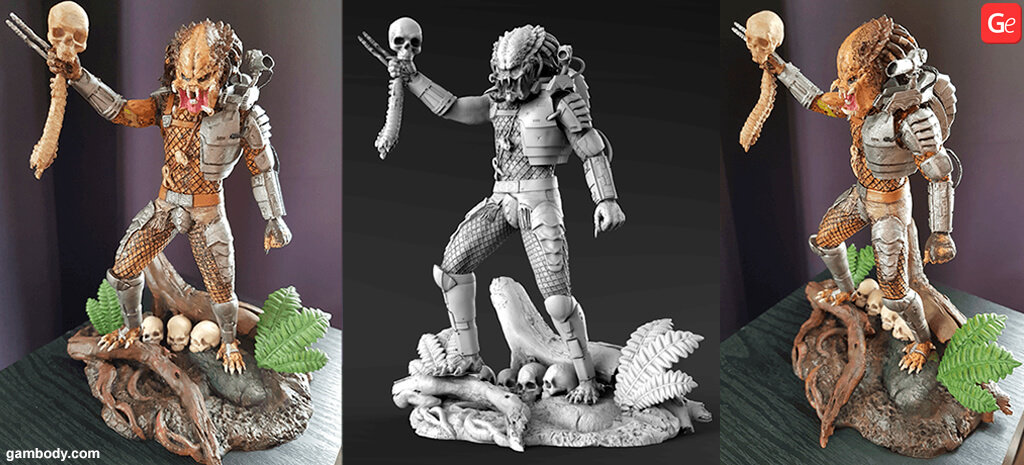 Predator Jungle Hunter figure 3D printing model