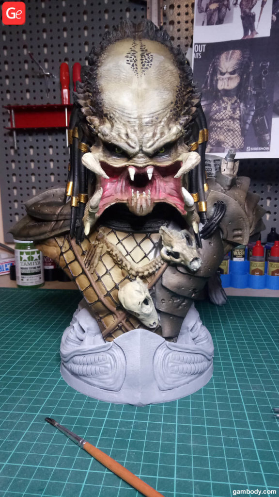 Predator 3D bust