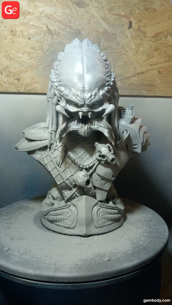 How to paint 3D printed models Predator Bust