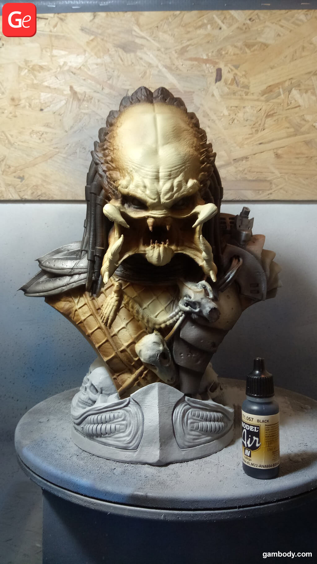 Best Predator Bust 3D Print Painting Tutorial for Beginners and Pros