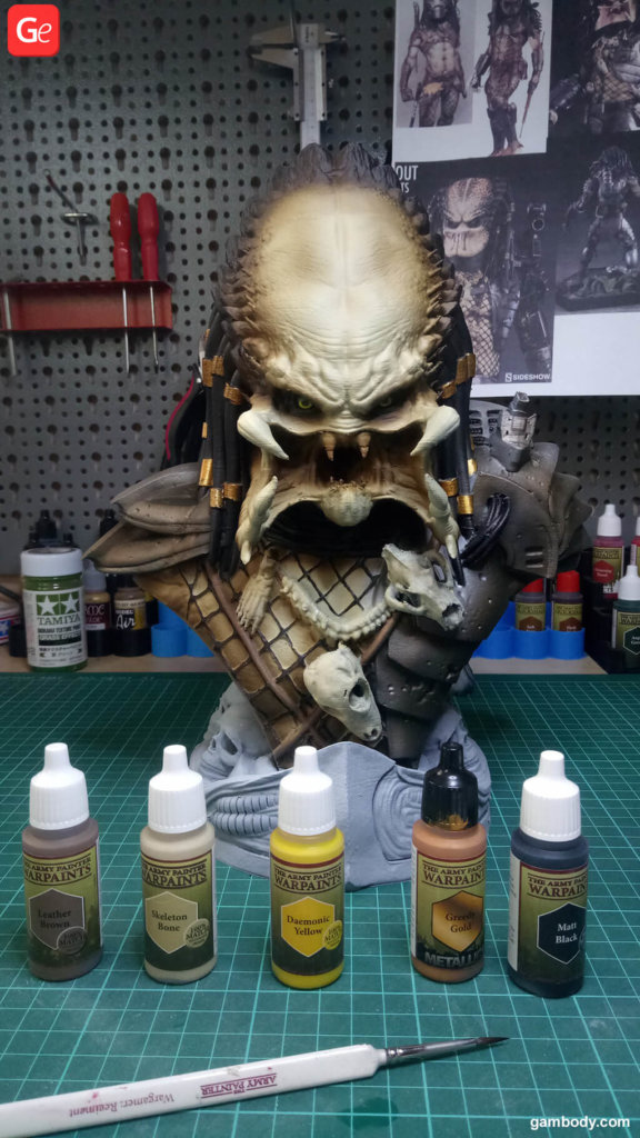 How to spray paint Predator 3D model