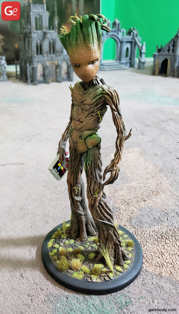 Teenage Groot 3D model printed