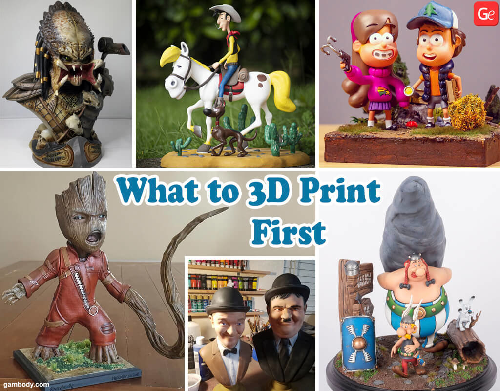 Easy things to print with a 3D printer