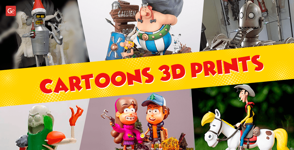 3D Cartoon Character Models: 3D Printed Figurines to Make
