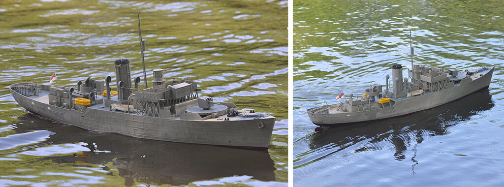 Flower Class Corvette 3D printed