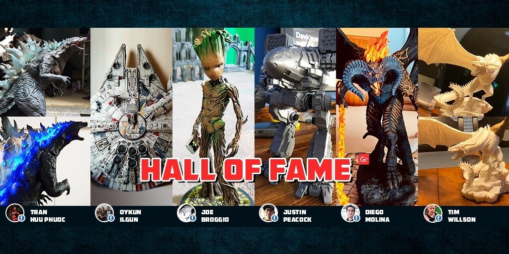3D printing artists from Gambody's Hall of Fame