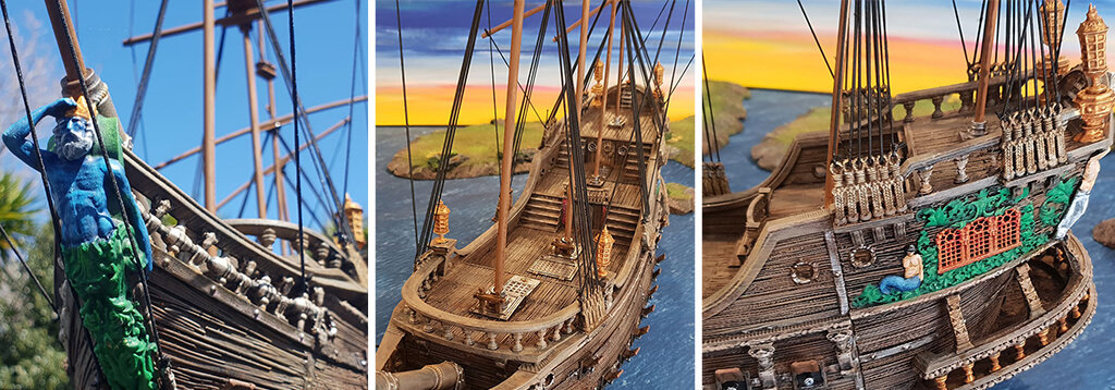 Spanish Galleon ship 3D model
