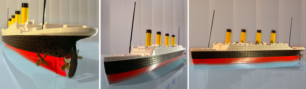 Titanic ship 3D model to print