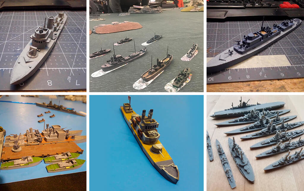 World War II ship collection