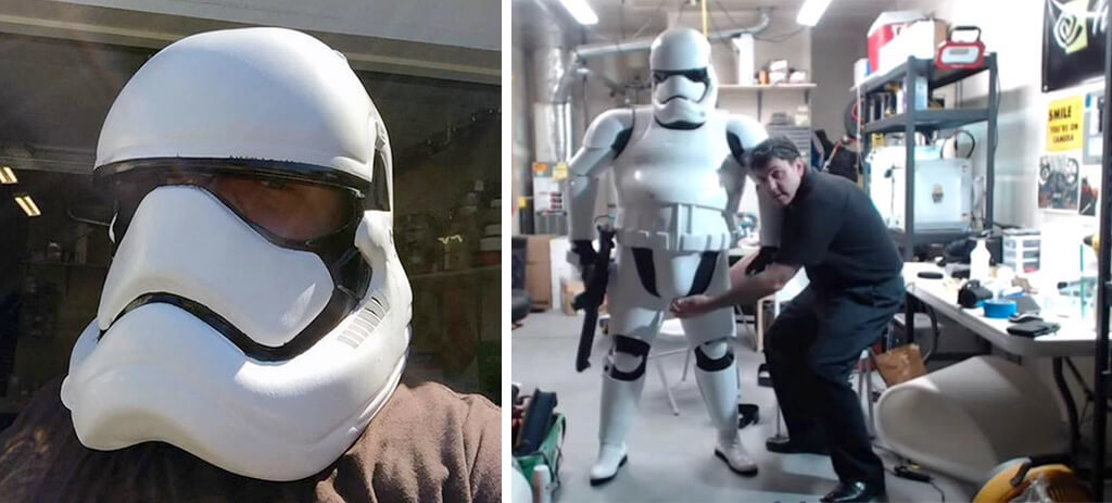 3D printed Stormtrooper costume for Halloween