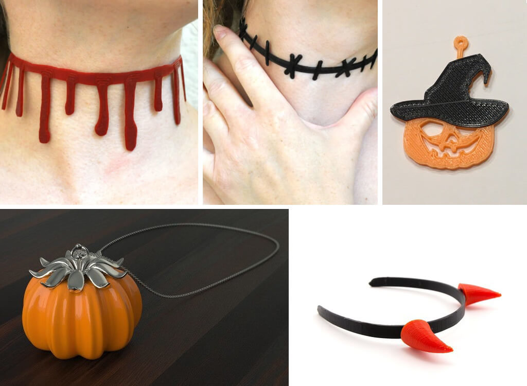 3D printing Halloween jewellery ideas
