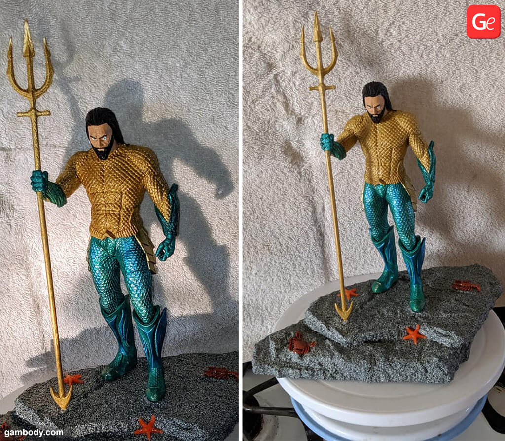 Aquaman 3D printed model trends 2019