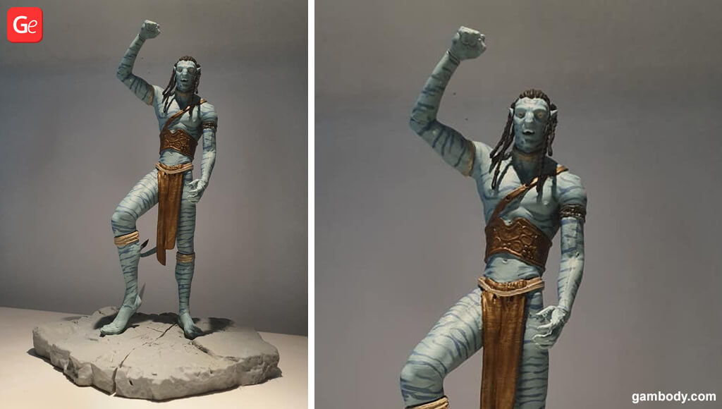 Avatar Jake Sully figurine 3D printing trends