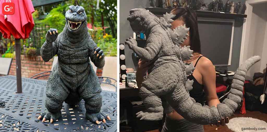 20 inch Godzilla toy trending 3D prints