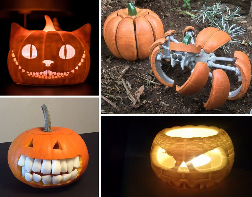 Halloween pumpkin 3D printing ideas