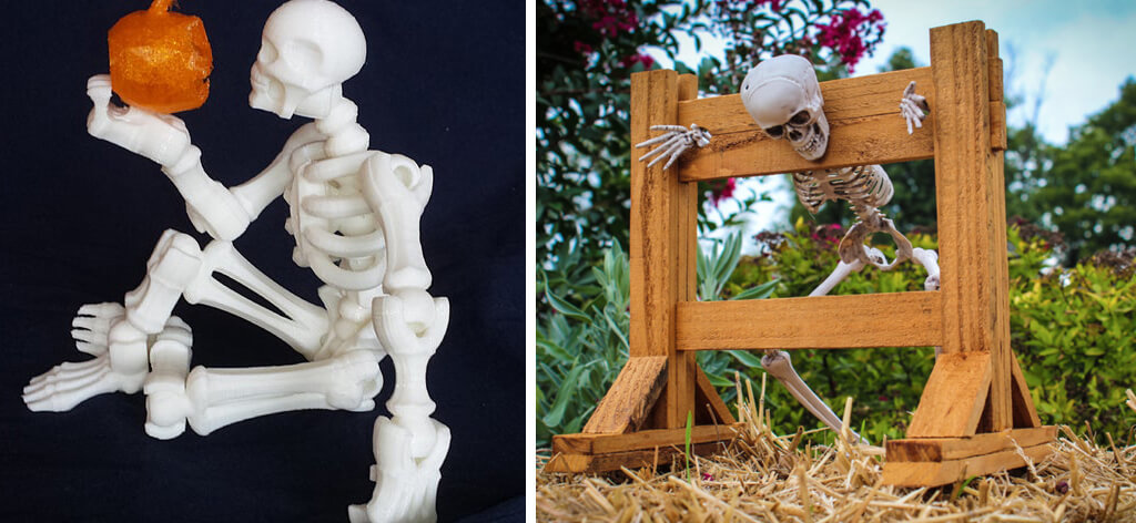 Halloween Skeleton decorations 3D printing ideas 2019