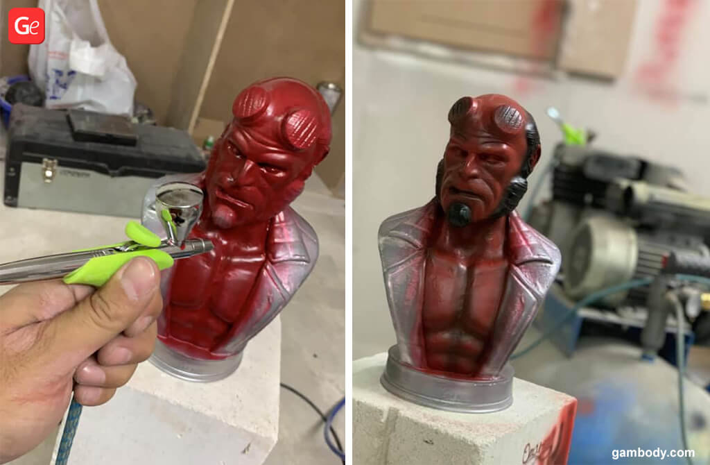 Hellboy bust 3D printing trends