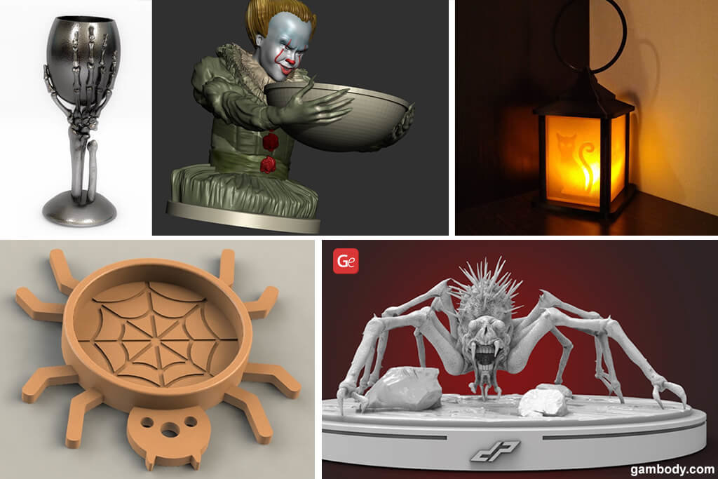 Home décor for Halloween 3D printing ideas
