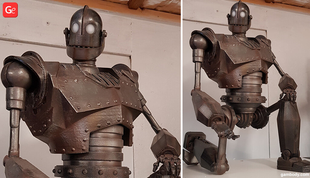 Iron Giant figurine 3D printing trends