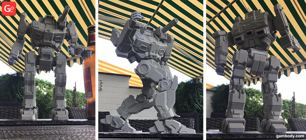 MWO Shadow Hawk 3D printed trends model