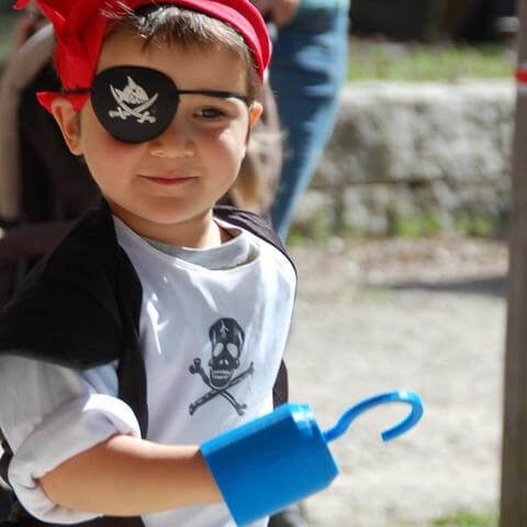 3D printed pirate Halloween costume