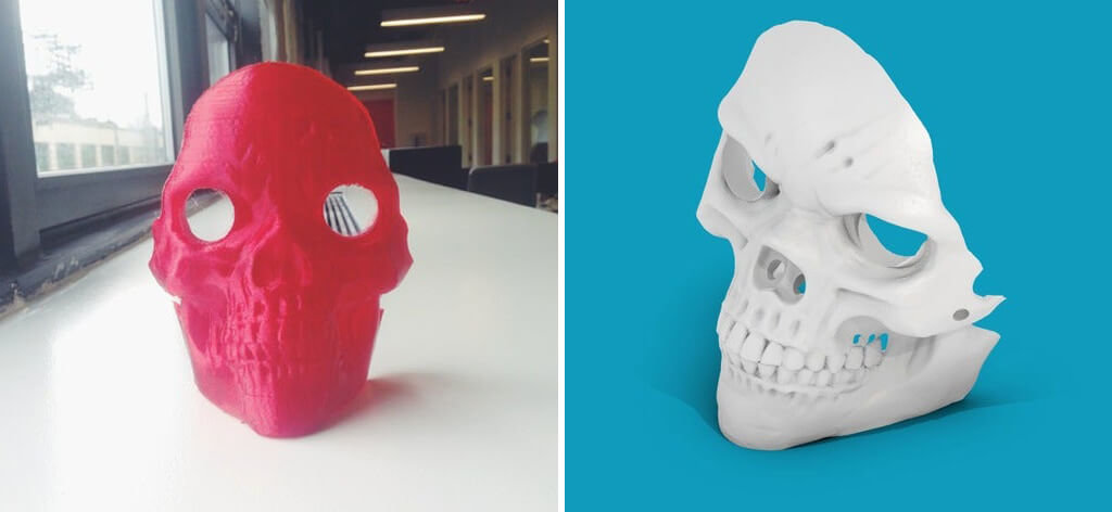 Skull mask 3D print