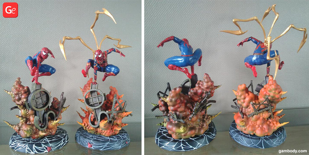 Spiderman figurines to 3D print trends 2019