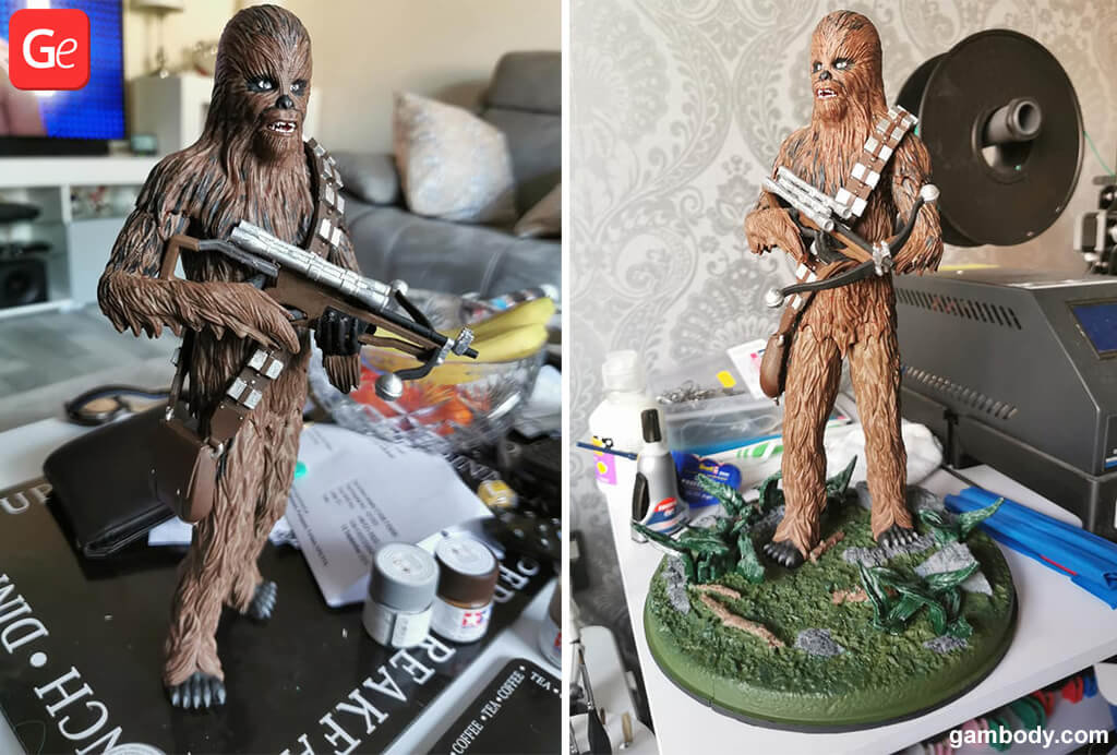 Cool 3D printed toys Chewbacca