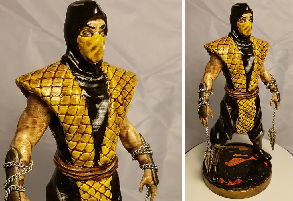 Classic ninja figure 3D printing model
