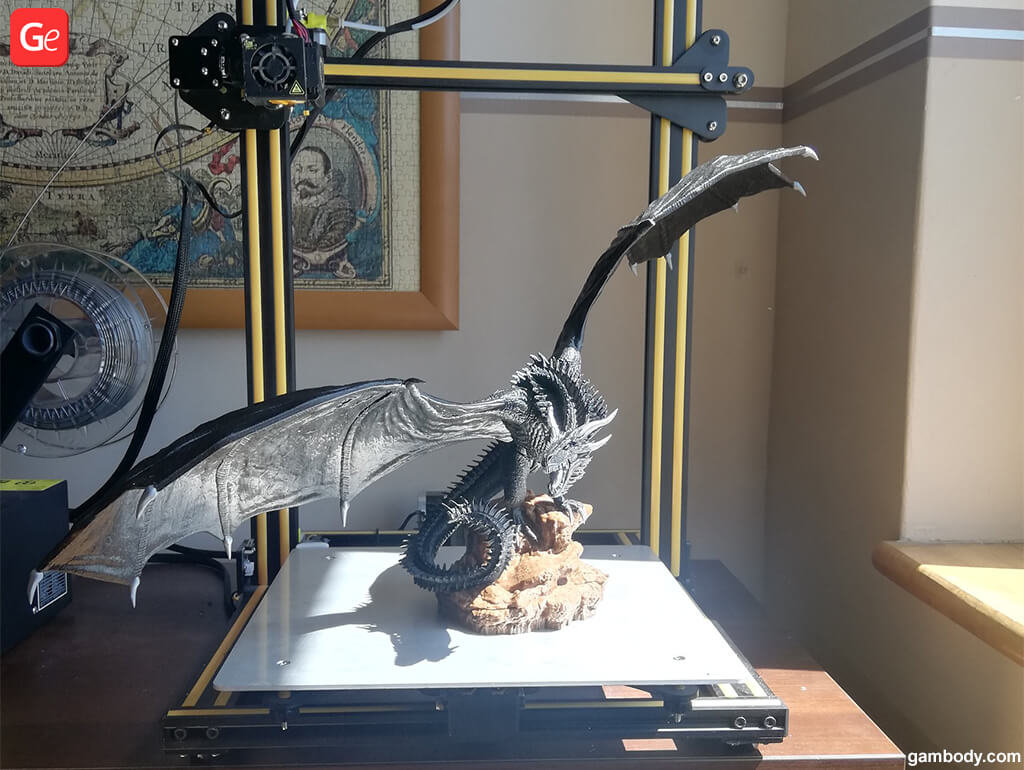 Drogon The Winged Shadow 3D printed toy