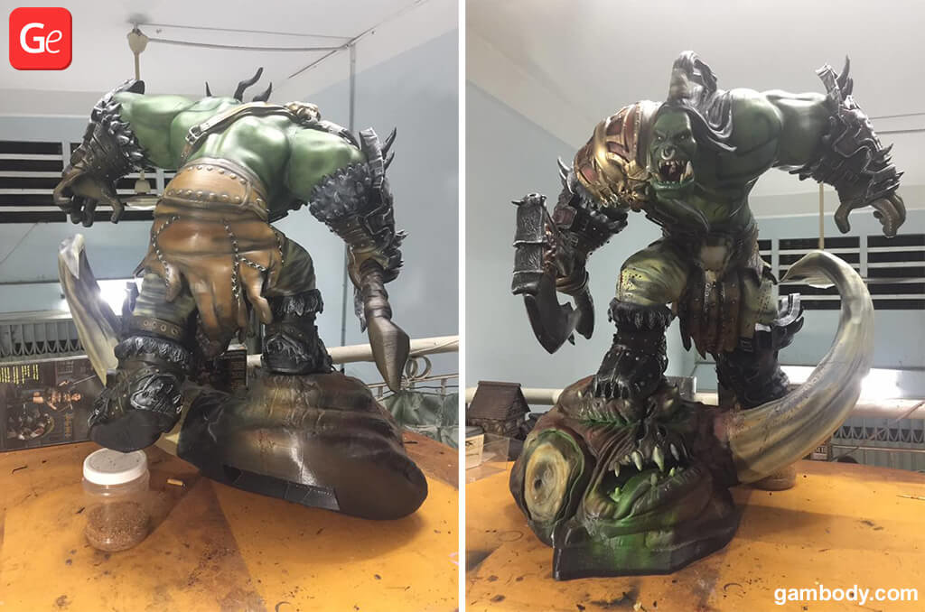 3D print toys Grom Hellscream