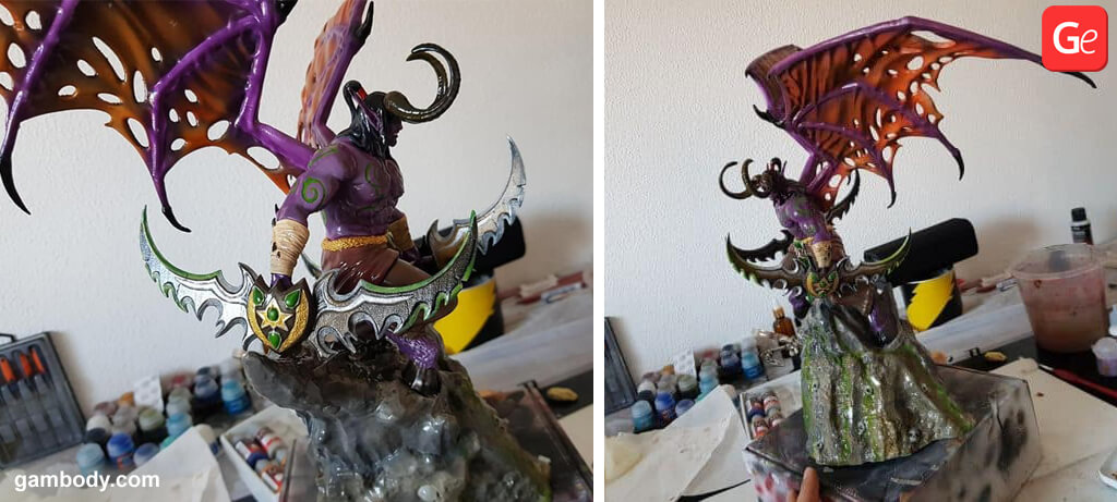 Illidan WOW 3D print toys