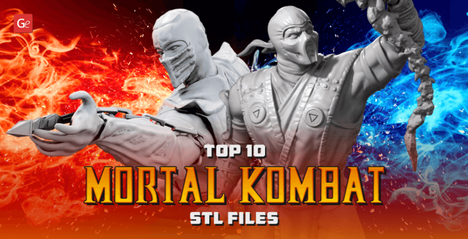 Top 10 Mortal Kombat STL files for 3D Printing Most Famous Game Models