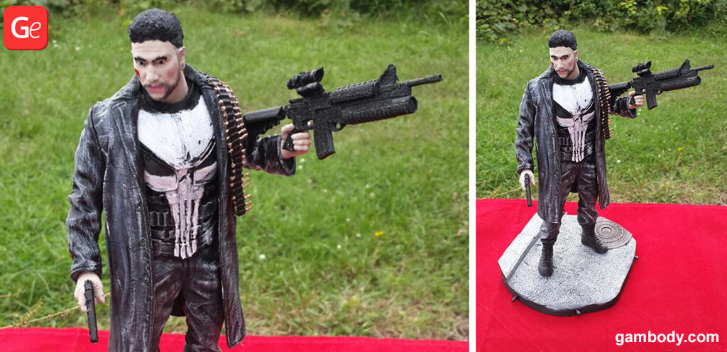 The Punisher toy 3D print