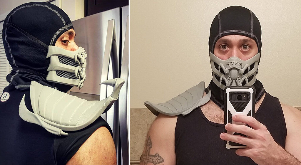 Mortal Kombat Scorpion armour 3D printed