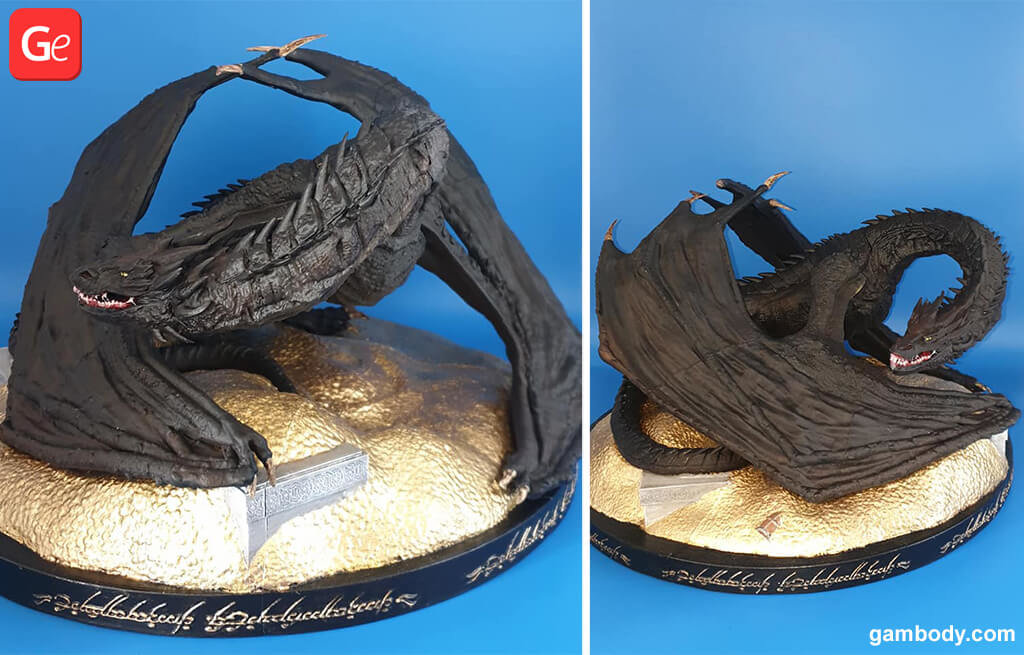 Smaug dragon 3D printed toys STL files