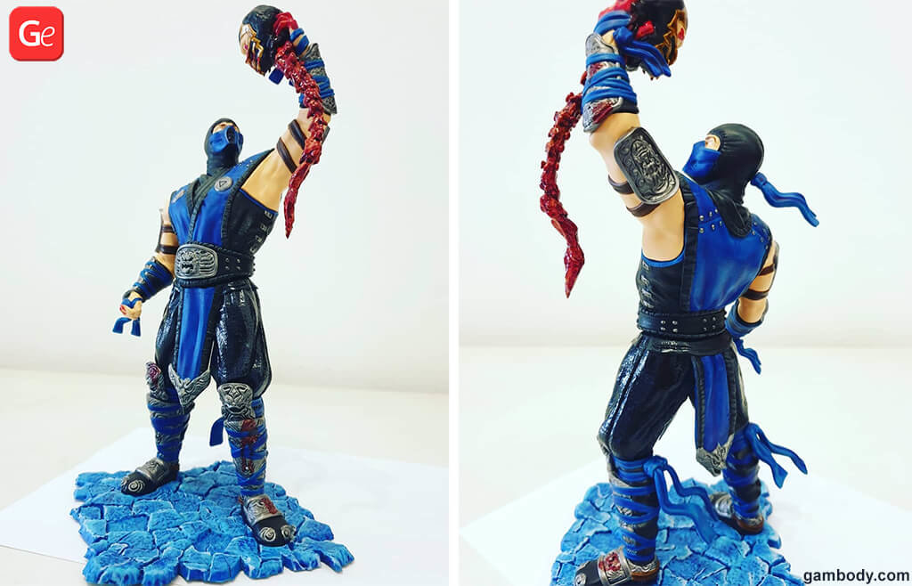 Sub-Zero Mortal Kombat 3D print STL