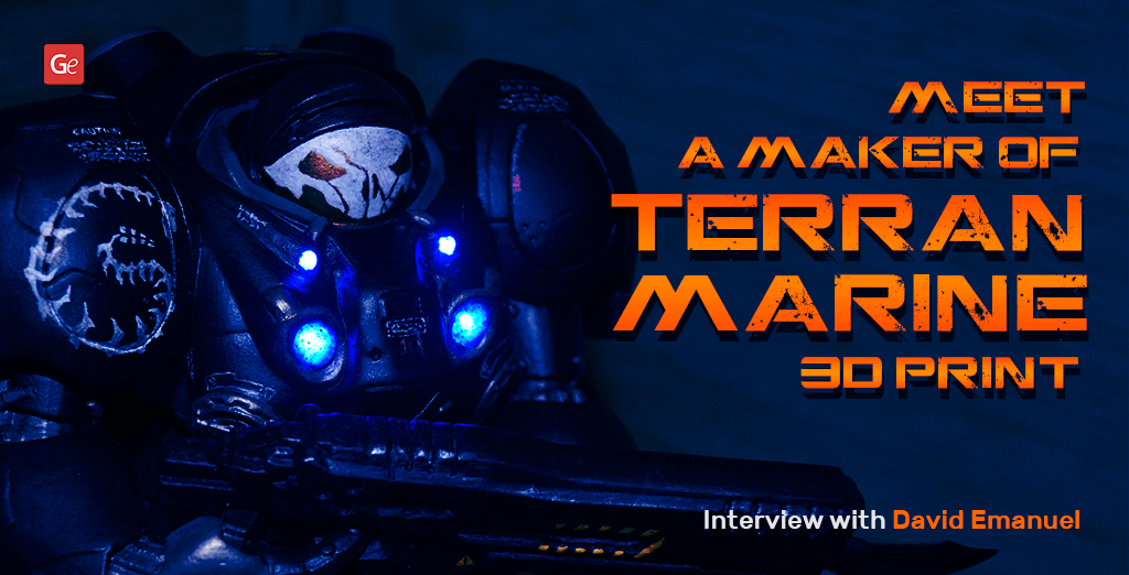 StarCraft 2 Terran Marine figure 3D printing and painting guide