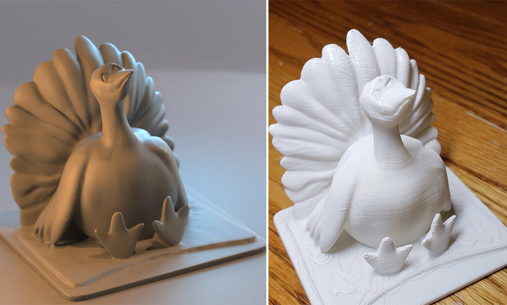 Turkey 3D print with STL files