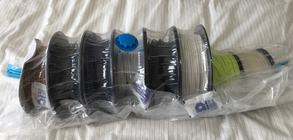 Vacuum bags as ABS filament storage