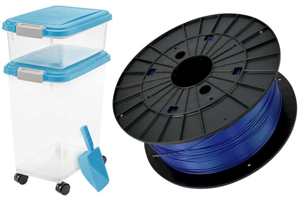 PLA filament storage box