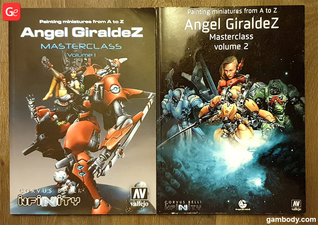 Angel GiraldeZ books with 3D object painting guides