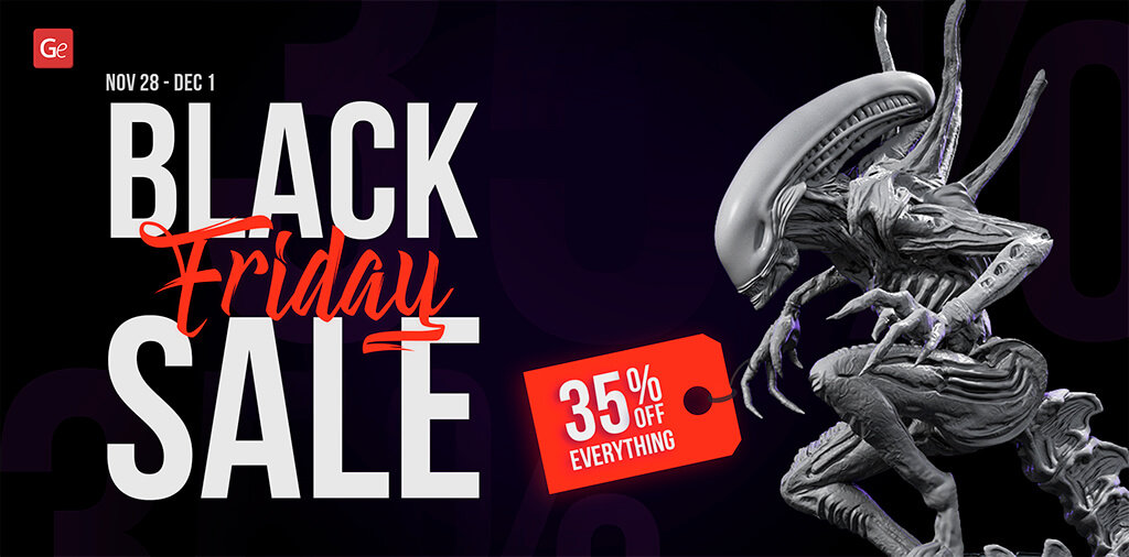 Black Friday sale on Gambody 3D printing models in 2019